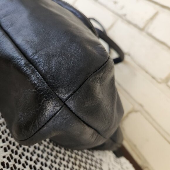 Euc Coach Campbell Belle Black Leather Shoulder Bag Purse - Picture 14 of 15